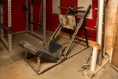 Homemade 45 discount degree leg press